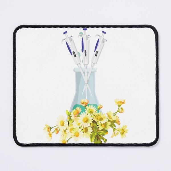 Item preview, DAISY CHEMISTRY FLASK WITH PIPETTES MEDICAL LABORATORY SCIENTIST designed and sold by Hippiesole.