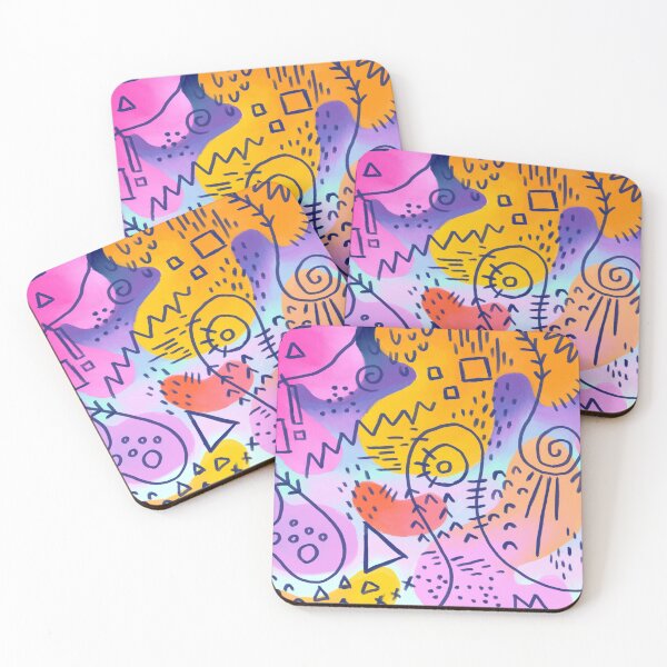 Item preview, Sunset Blobs designed and sold by Ruthie Harrison.