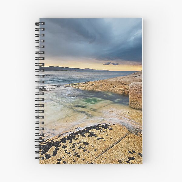 Item preview, Bicheno Seascape, Australia, Landscape, Ocean, Rocks on the beach, Clouds designed and sold by Nostrathomas66.