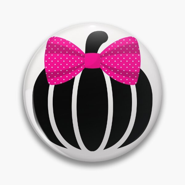 Item preview,  Black Jack O'Lantern with Pink bow designed and sold by GeoTeasters.