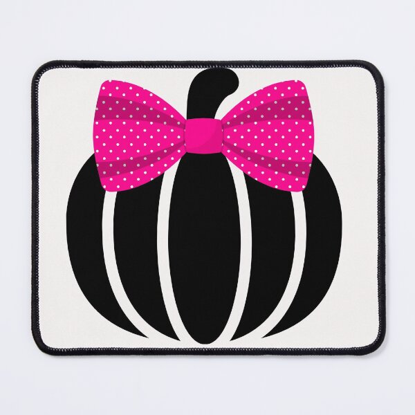 Item preview, Black Jack O'Lantern with Pink bow designed and sold by GeoTeasters.