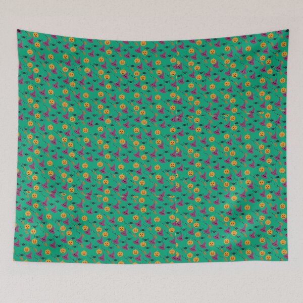 Item preview, halloween witch pattern turquoise designed and sold by meiyorrr.