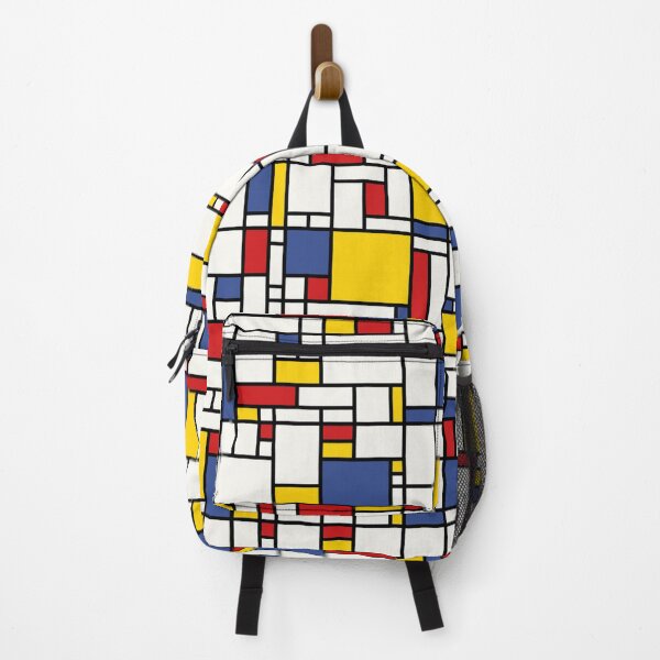 Item preview, Piet Mondrian Inspired Design Sixties Pop Art 60s Red Yellow Blue Rectangles designed and sold by Spaceshipsells.