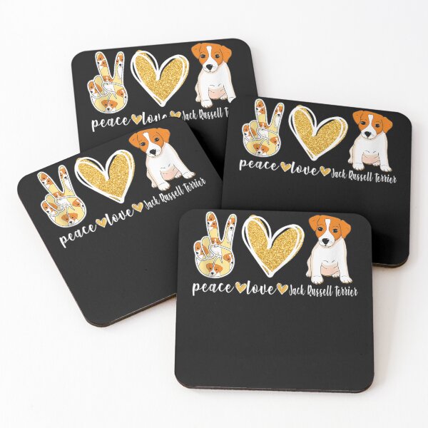Item preview, Funny Peace Love Jack Russell Terrier Dog Lover Tank Top designed and sold by RogerGift.
