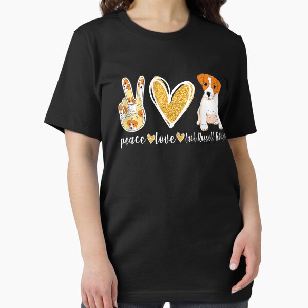 Item preview, Funny Peace Love Jack Russell Terrier Dog Lover Tank Top designed and sold by RogerGift.