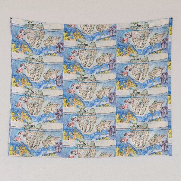 Item preview, Nautical Prehistoric Island designed and sold by marcnking.