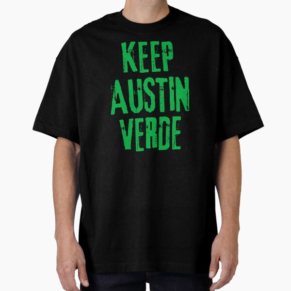 Item preview, Keep Austin Verde Soccer Shirt designed and sold by TexasHipster.