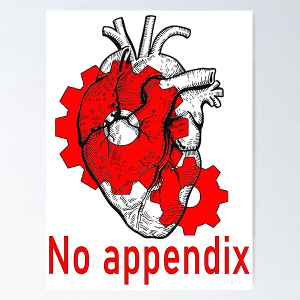 Item preview, No Appendix designed and sold by JotaSA.