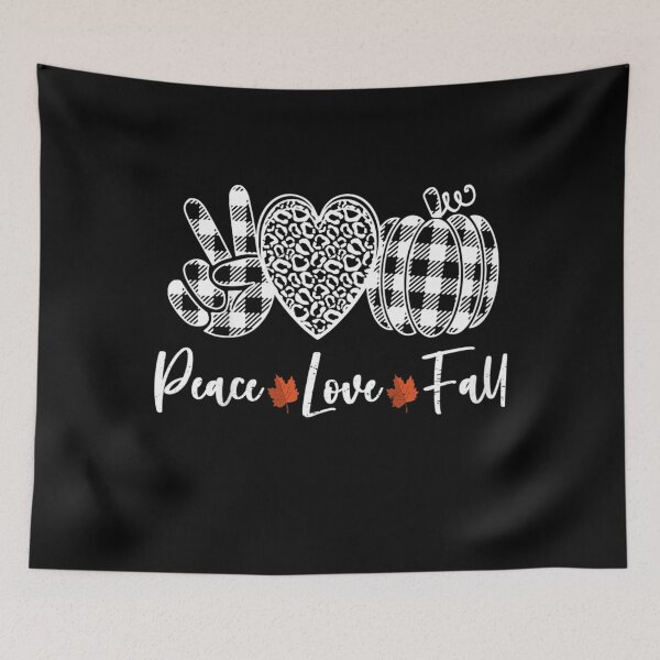 Item preview, Peace Love Fall Leopard Print Pumpkin Thanksgiving Graphic  designed and sold by DaiShop.