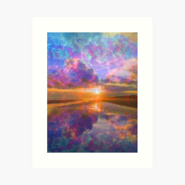 Colorful Sunset by Jan Marvin Art Print