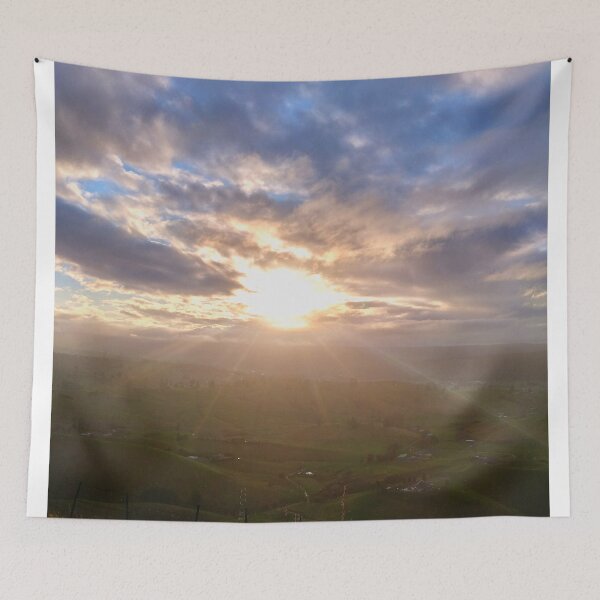 Item preview, sunny days blue skys sun rays landscape cloud photography designed and sold by -Lily-Anne-.