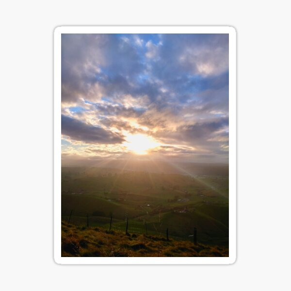 Item preview, sunny days blue skys sun rays landscape cloud photography designed and sold by -Lily-Anne-.