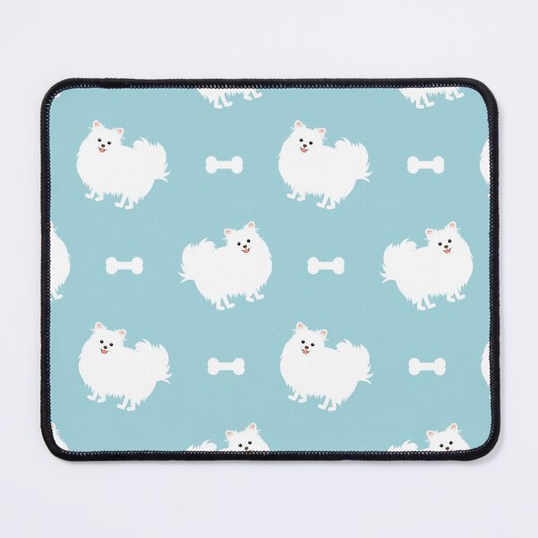 Item preview, Cute White Pomeranian Dog  designed and sold by Lulupainting.