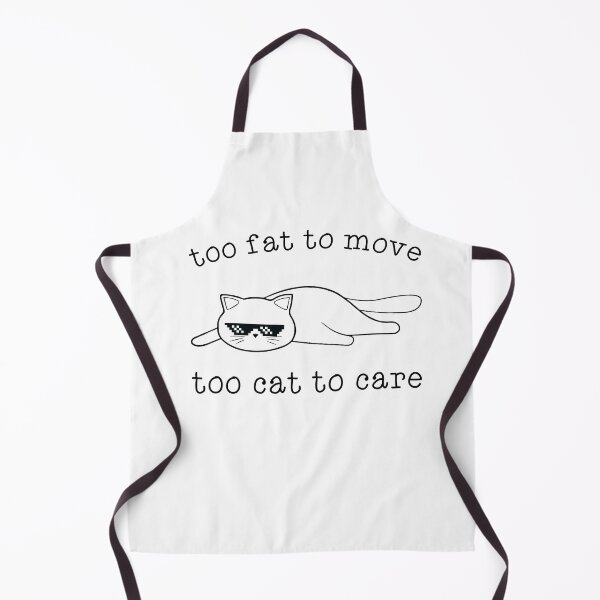 Item preview, Funny Cat Too Fat To Move Too Cat To Care Cat Lovers designed and sold by Claytonstore.