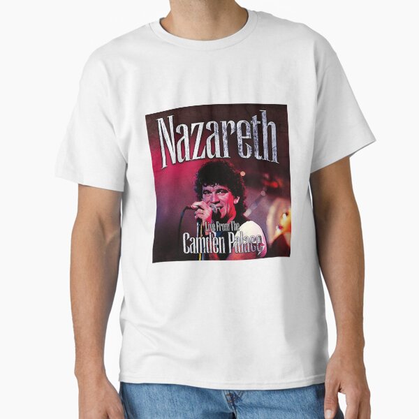 Aperçu de l'œuvre Nazareth Band Rock Scotland a eu plusieurs hits au Royaume-Uni Chemise de groupe exclusive populaire Desi créée et vendue par NazarethbandLar.
