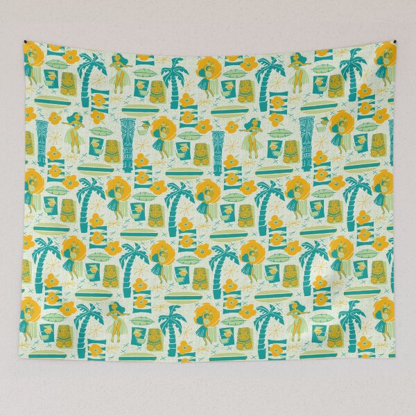 Item preview, Mid-Century Tiki designed and sold by aimeekitty.
