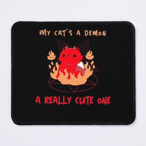 Item preview, My cat's a demon, but cute designed and sold by kebookman.