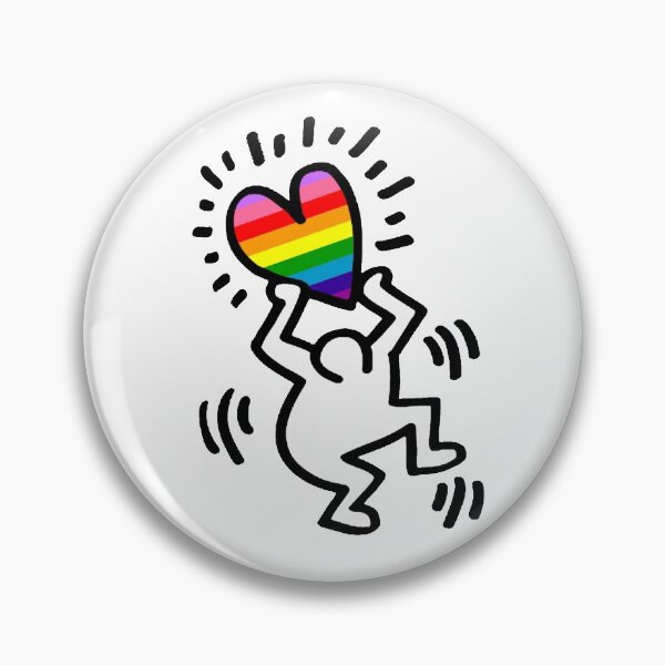 Item preview, gay heart designed and sold by beelieveit.