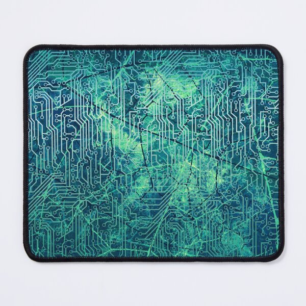 Item preview, Digital Ocean Blue Circuit Board Texture designed and sold by bexilla.