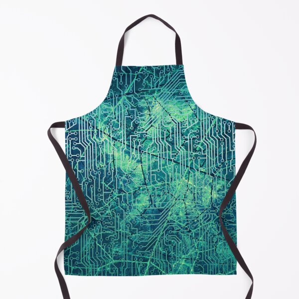Item preview, Digital Ocean Blue Circuit Board Texture designed and sold by bexilla.