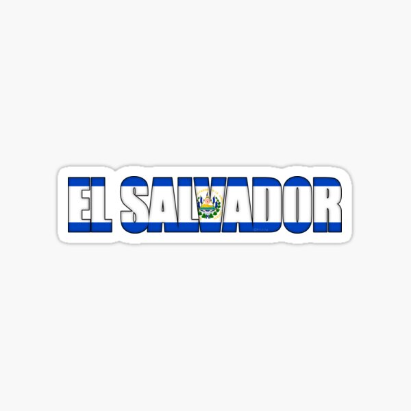 Bandera de El Salvador Pegatina