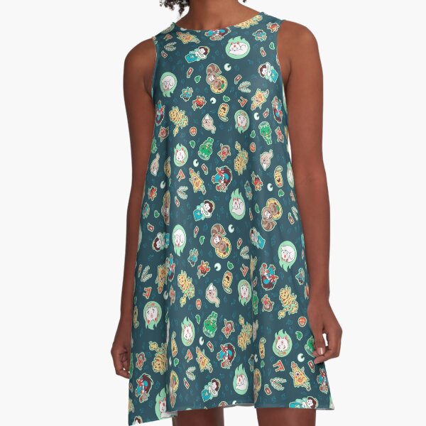 Yokai Parade A-Line Dress