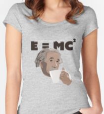 Albert Einstein - Coffee Geek Women's Fitted Scoop T-Shirt