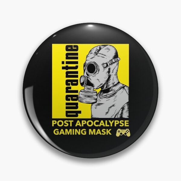 Item preview, Quarantine! Post Apocalypse Gaming Mask! Covid Gaming Inspired Design  designed and sold by mkzmerch.
