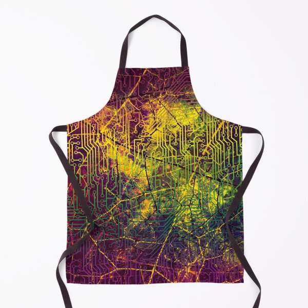 Item preview, Cyber Purple, Yellow and Green Circuit Board Texture designed and sold by bexilla.