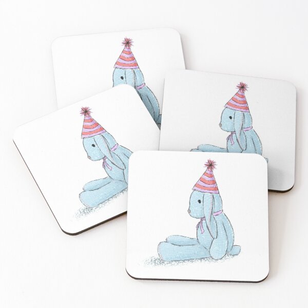 Item preview, Party Animal- Blue Bunny designed and sold by Ruthie Harrison.