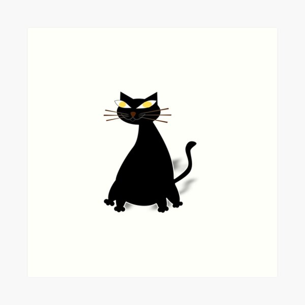 fat-cat-art-prints-redbubble