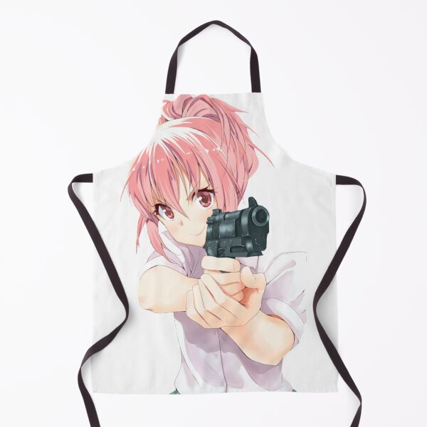 Item preview, anime girl with pink hair holding a gun designed and sold by Jercole.