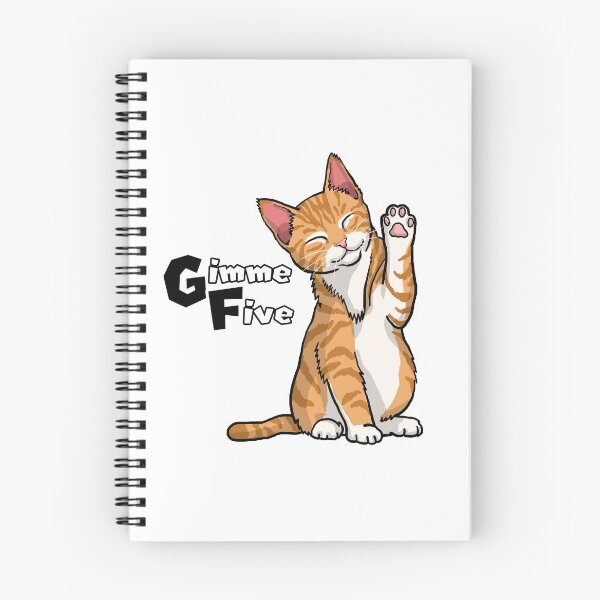 Item preview, Gimme five cat designed and sold by HandsomeCat.