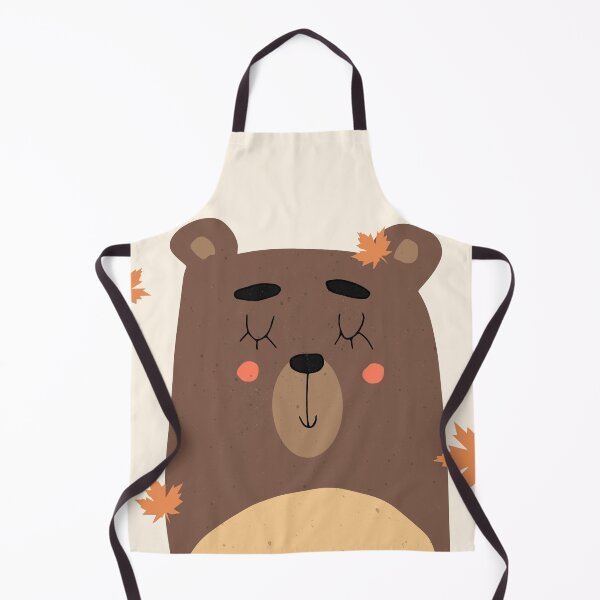 Item preview, Cute bear.Open the door of autumn. designed and sold by ProjectKittyArt.