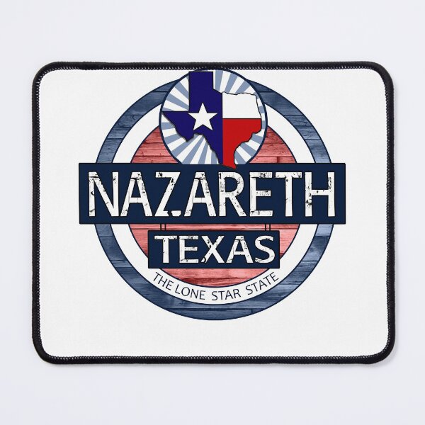 Item preview, Nazareth Band Rock Scotland Hard Formed In Dunfermline Nazareth Texas Rustic Wood Circle Britania designed and sold by NazarethbandLar.