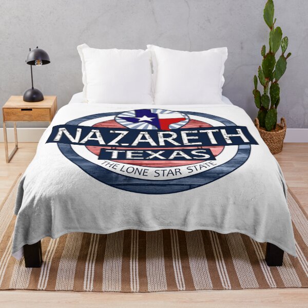 Item preview, Nazareth Band Rock Scotland Hard Formed In Dunfermline Nazareth Texas Rustic Wood Circle Britania designed and sold by NazarethbandLar.