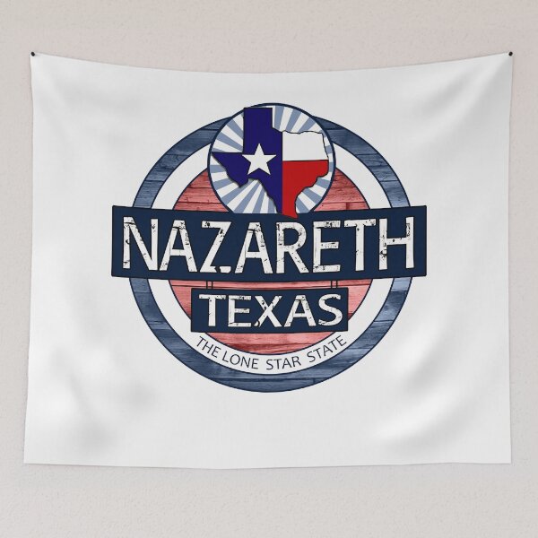 Item preview, Nazareth Band Rock Scotland Hard Formed In Dunfermline Nazareth Texas Rustic Wood Circle Britania designed and sold by NazarethbandLar.