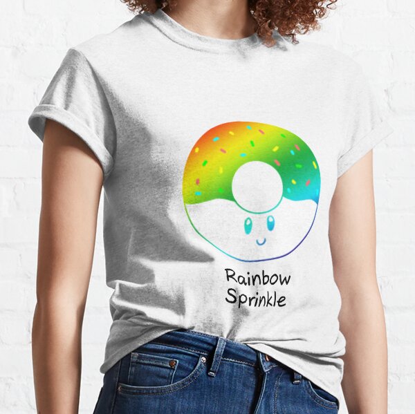 Rainbow Sprinkle Donut Classic T-Shirt
