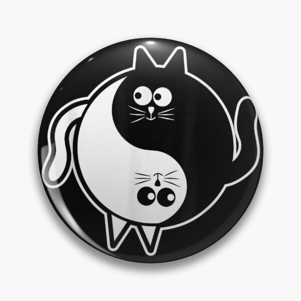 Item preview, Yin Yang Cat for Women Men Kids - Yin Yang designed and sold by HappyCatsStore.