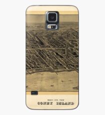 Map of Coney Island 1906 Case/Skin for Samsung Galaxy