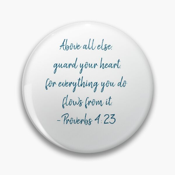 Item preview, Proverbs 4 Inspirational Bible Verse designed and sold by Suzzyrein.