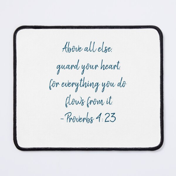 Item preview, Proverbs 4 Inspirational Bible Verse designed and sold by Suzzyrein.