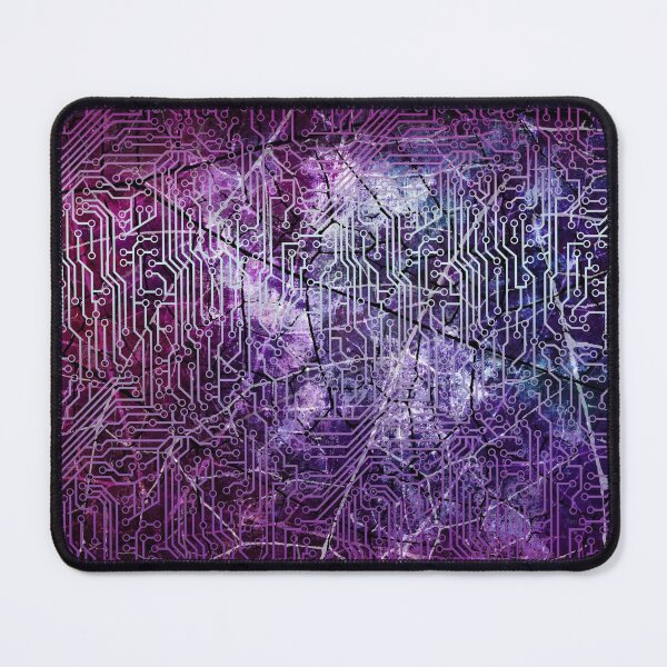 Item preview, Dark Purple Cyber Circuit Board Textured Pattern designed and sold by bexilla.