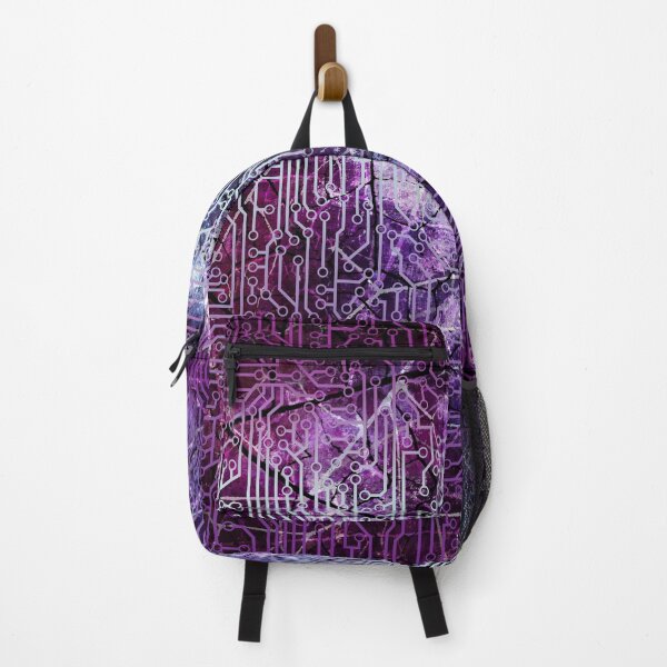 Item preview, Dark Purple Cyber Circuit Board Textured Pattern designed and sold by bexilla.