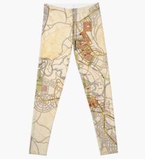Map of Canberra 1927 Leggings