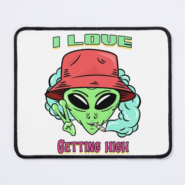 Item preview, Pothead Alien (White) designed and sold by PotheadTees.