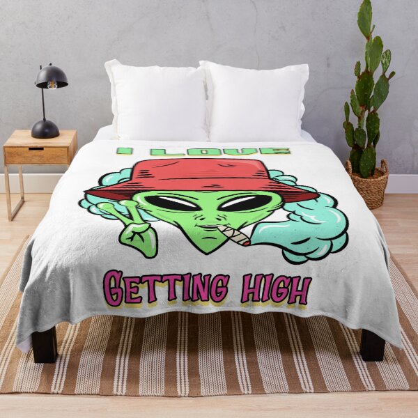 Item preview, Pothead Alien (White) designed and sold by PotheadTees.