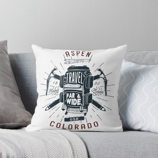 Item preview, Aspen Colorado Backpack Gear Retro designed and sold by KrisSidDesigns.