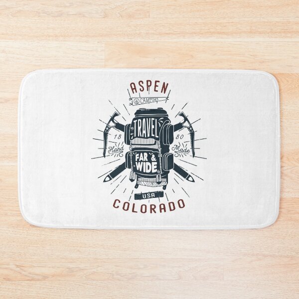 Item preview, Aspen Colorado Backpack Gear Retro designed and sold by KrisSidDesigns.