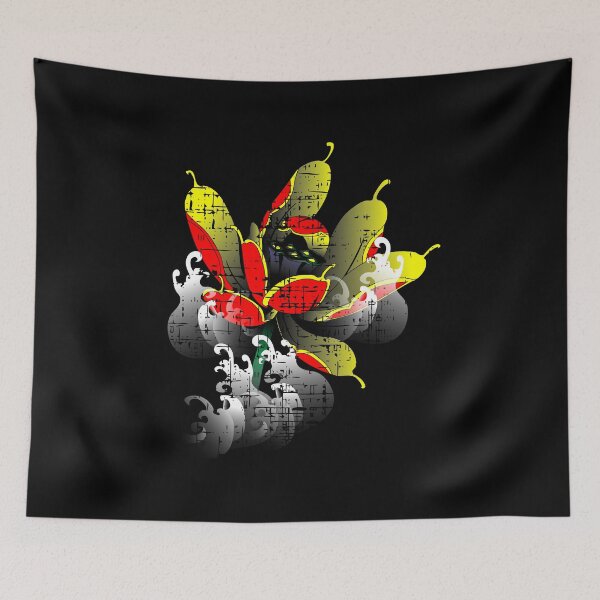 Item preview, I love Lotus flower with tattoo style designed and sold by ZHUGUI.